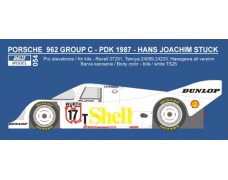 Decal – Porsche 962C H.J.Stuck 1987